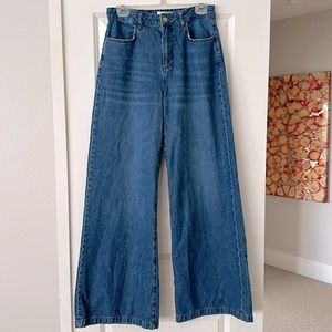 Triarchy Ms Fonda High Rise Wide Leg Jeans, size 27